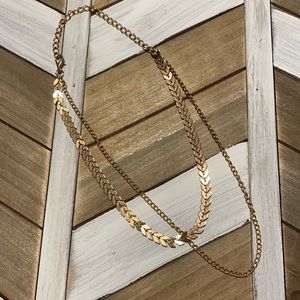 Simple Gold Layered Choker!!